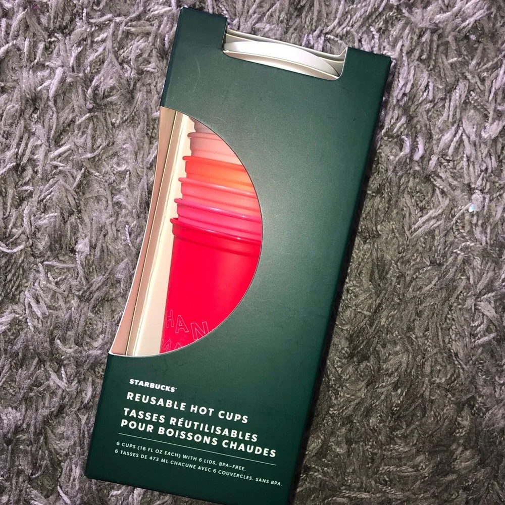 Starbucks Holiday Reusable Hot Cups, New in Box